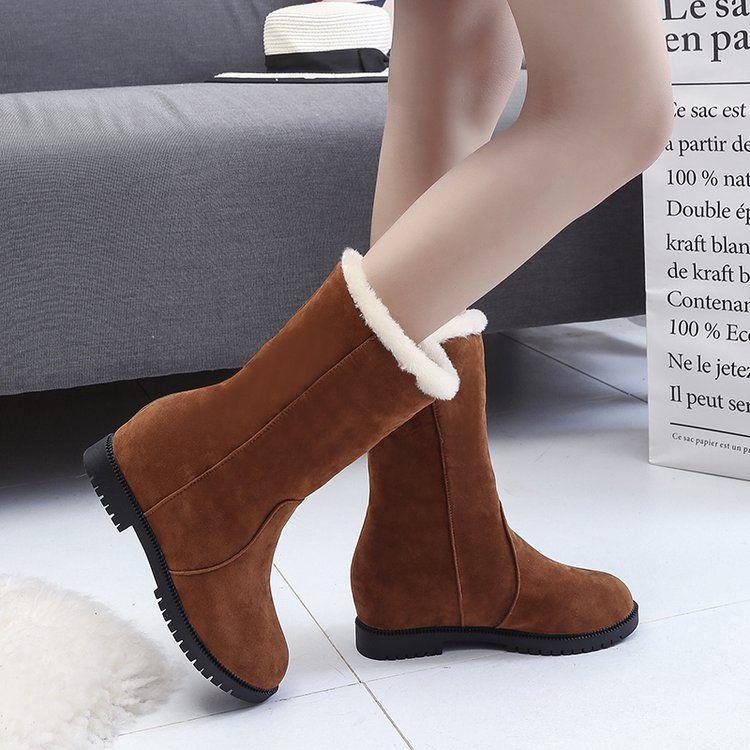 Giày Bốt cotton Giữ Ấm Thời Trang Hàn Quốc Cho Học Sinh Trung Học