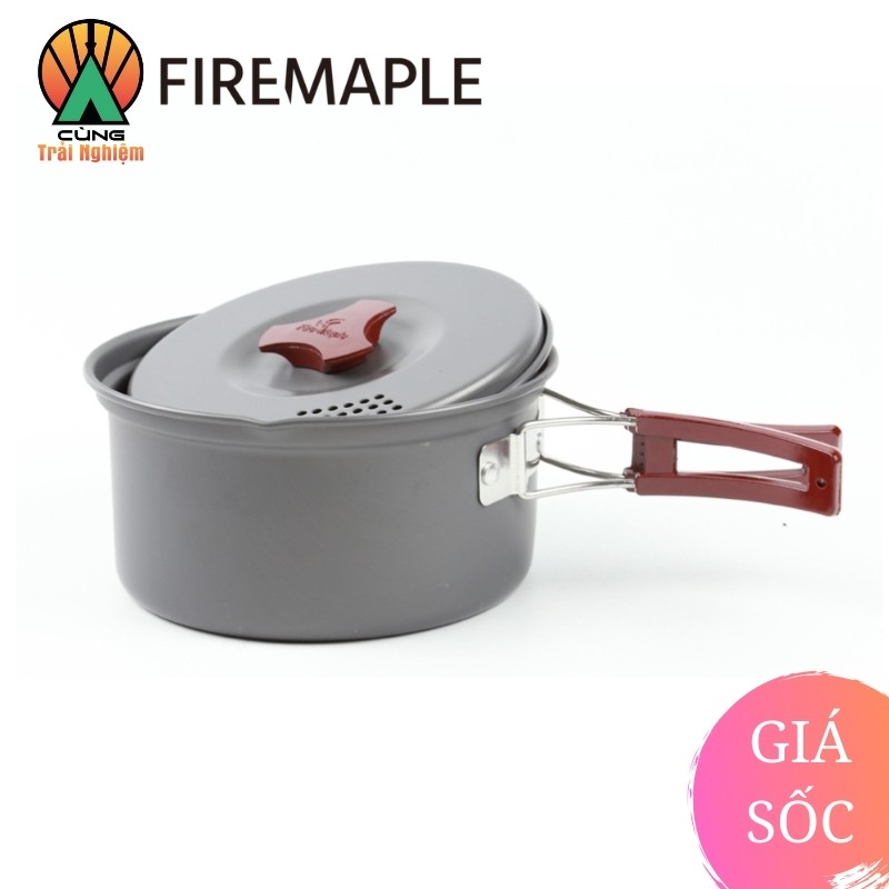 COMBO Nồi Chảo Nấu Ăn 2 Trong 1 Fire Maple FMC-203 Gọn Nhẹ Chuyên Dụng Cho Du Lịch, Dã Ngoại Cắm Trại