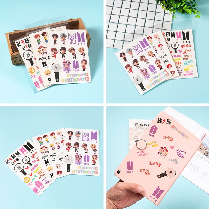 Hình xăm dán chống nước họa tiết BTS độc đáo sáng tạo