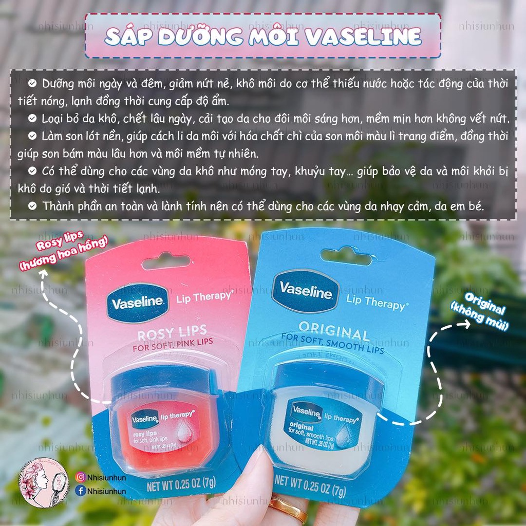 Son dưỡng môi Vaseline Lips