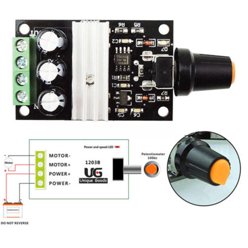 Bộ Điều Khiển Tốc Độ Động Cơ Mới DC 6V-28V 3A PWM NE555