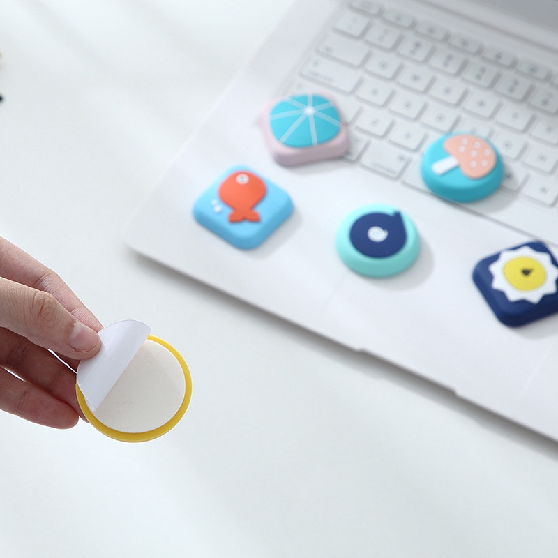 Đệm Silicone Dán Khóa Cửa / Tay Nắm Cửa / Tủ Lạnh Chống Va Chạm Có Giác Hút