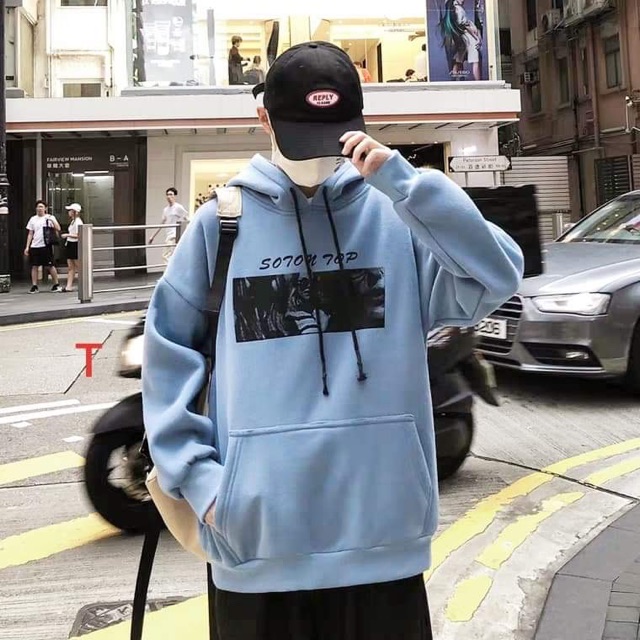 Áo hoodie SOTONTOP in ngực DTR1019