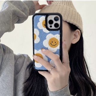 Ốp Điện Thoại IMD Silicone Họa Tiết Hoa Hướng Dương Hoạt Hình Cho IPhone 14 14Pro 14Max 13ProMax 12 12ProMax 11 11Promax