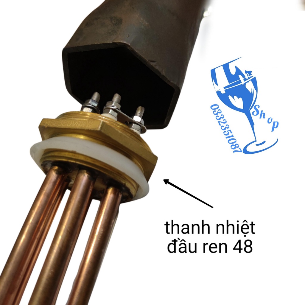 [FreeShip] [Ảnh thật] [Chính hãng] đầu khẩu lục giác mở đóng thanh nhiệt nồi hơi chân ren 48  shopgiadungluongyen