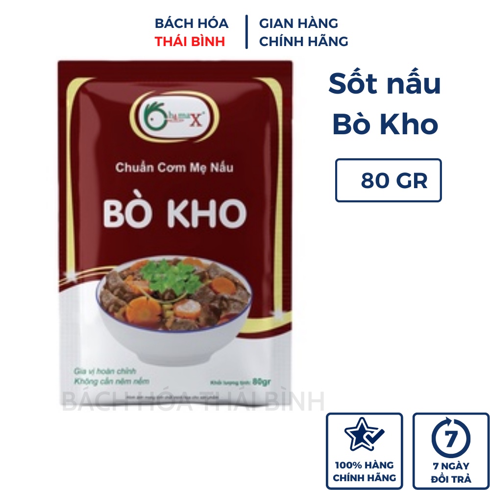 Sốt nấu Bò kho Chimax gói 80gr