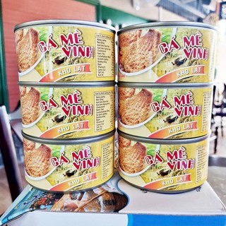 [ĐẶC SẢN AN GIANG] Combo 2 lốc Cá mè vinh kho lạt 6 lon / lốc hiệu Antesco kho mềm xương - HSD 36 tháng