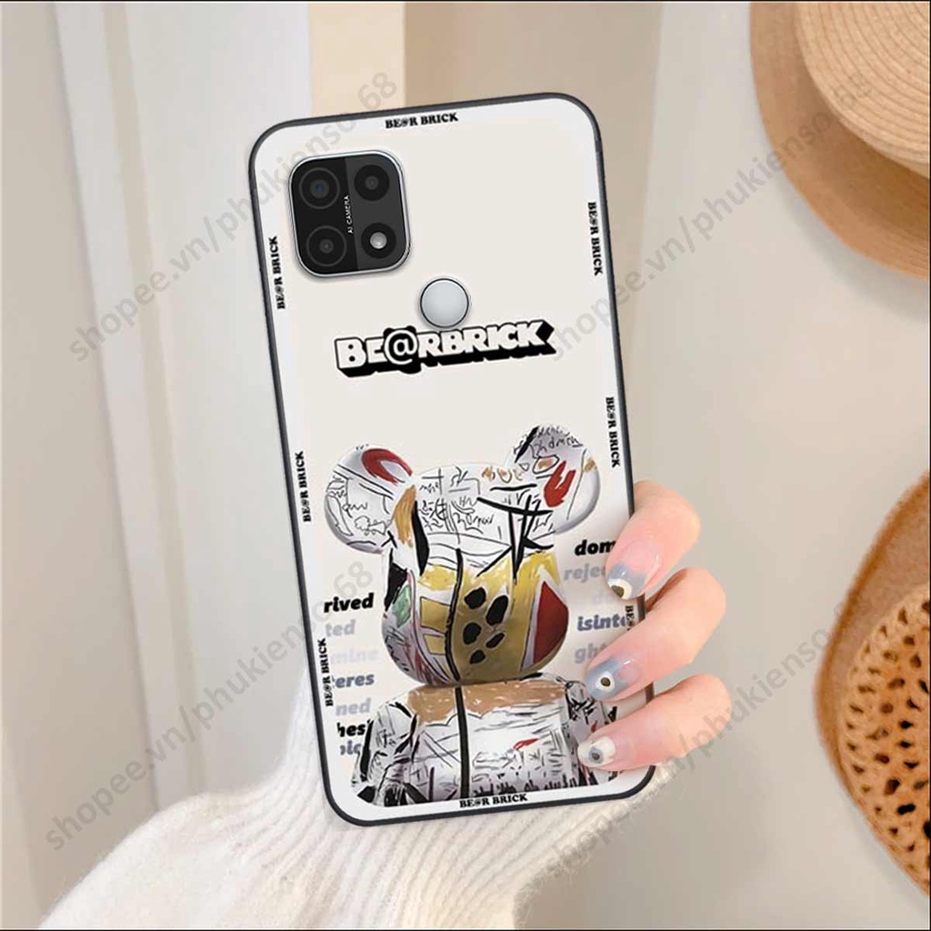 Ốp lưng điện thoại Oppo A15 / A15s elegant, gấu be@rbrick cao cấp, vỏ ốp rẻ đẹp
