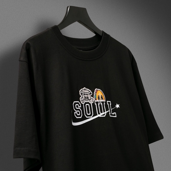 Áo thun Soul Star Cà Phê Bánh Mì (Patch Thêu) CAO CẤP form basic 100% cotton vải dày, không xù lông SOUL OF A NATION