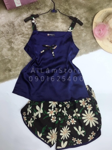 Bộ ngủ lụa satin