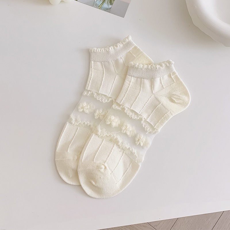 Đôi Vớ Thuyền Thoáng Khí Thấm Hút Mồ Hôi Phong Cách Nhật Bản Cho Nữ