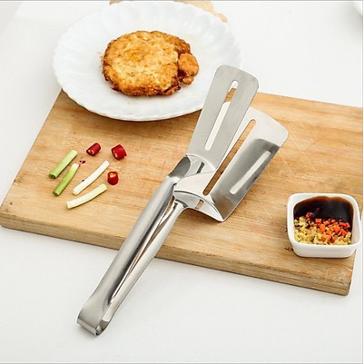 Kẹp inox gắp cá/bít tết/buffet/bánh mì đa năng anhduonghomekit