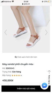 Giày sandal Juno