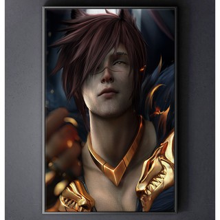 TRANH CANVAS LIÊN MINH HUYỀN THOẠI (LEAGUE OF LEGENDS) treo tường in theo yêu cầu - Sett