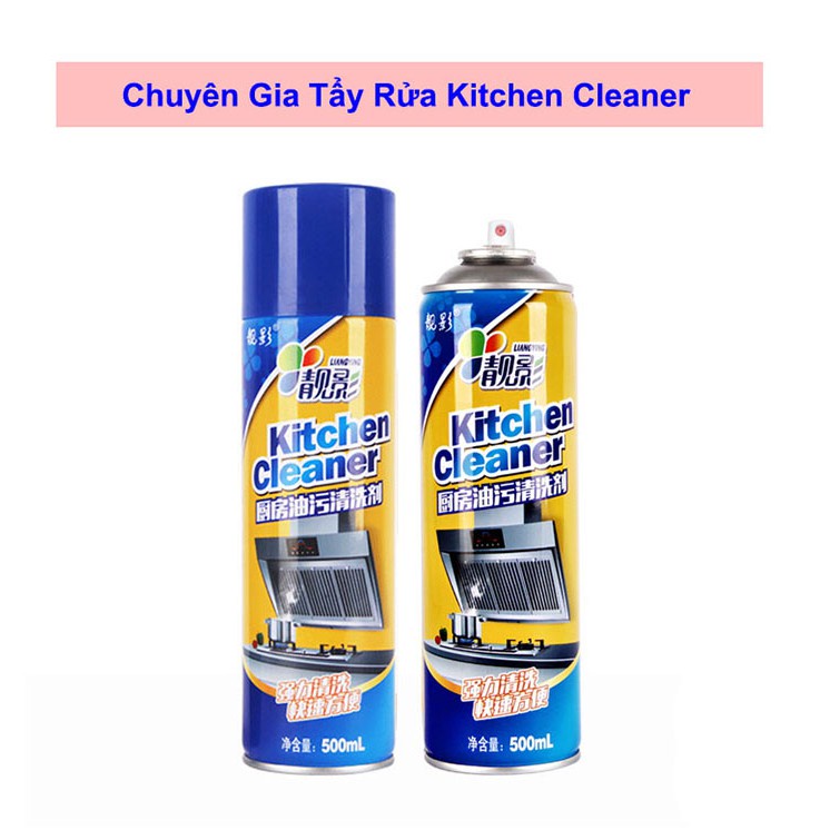 Chai Xịt Tẩy Rửa Nhà Bếp Đa Năng Kitchen Cleaner 500ml.