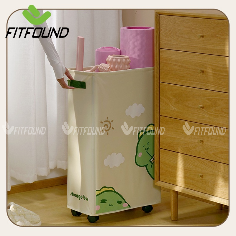 Giỏ Đựng Thảm Tập Yoga Dụng Cụ Tập Gym Pilates Thể Dục Gấp Gọn Có Bánh Xe Tiện Dụng