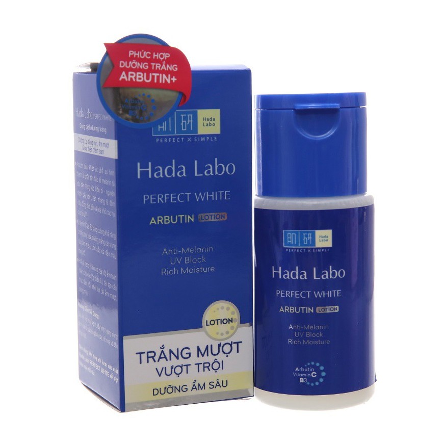 Dung dịch Hada Labo Perfect White Arbutin Lotion dưỡng trắng tối ưu 100ml