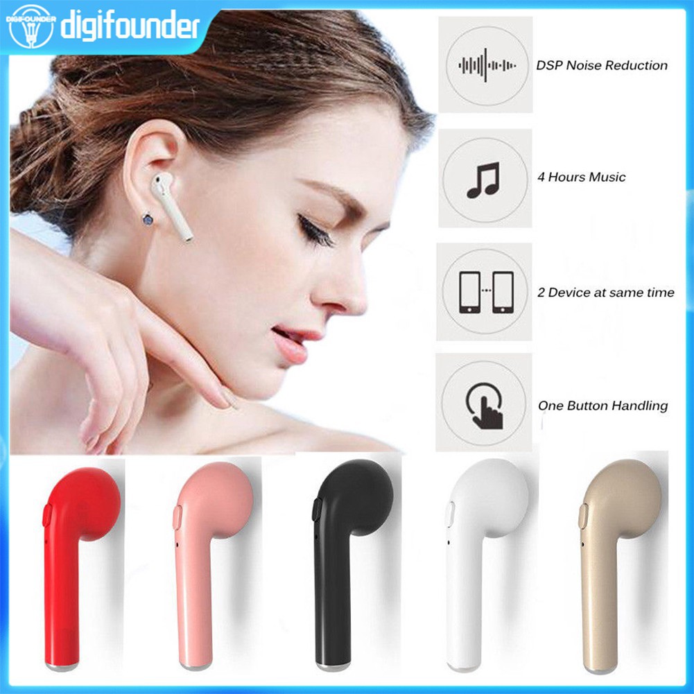 Sale 70% Tai nghe bluetooth bên phải âm thanh cực hay dành cho iOS hoặc Android, White Giá gốc 40,000 đ - 24C107