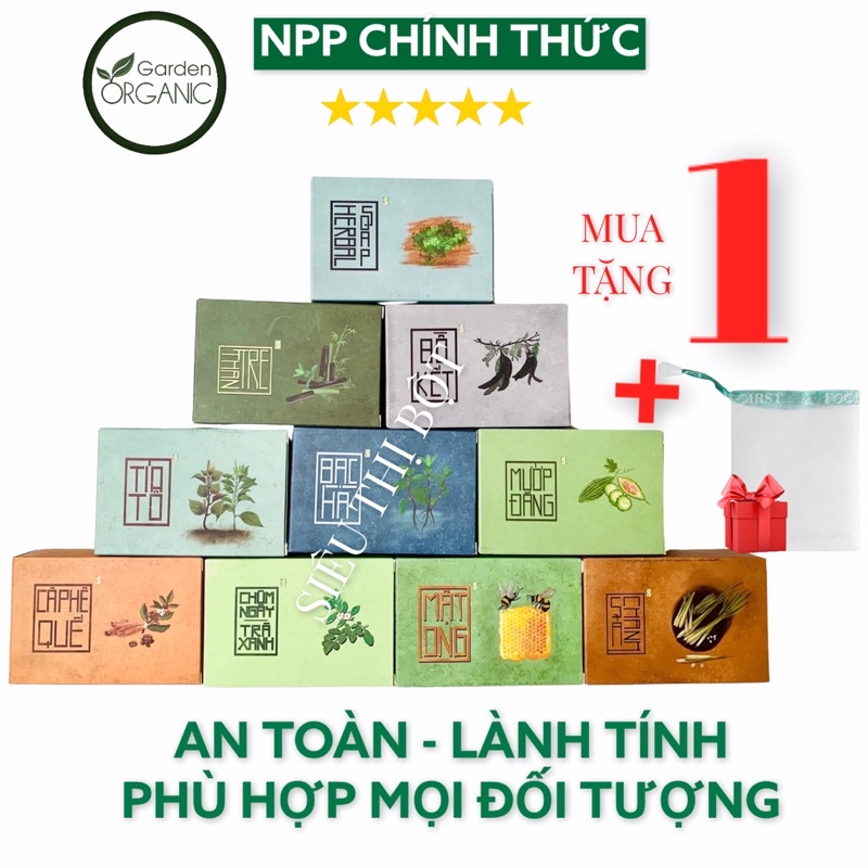 Túi lưới sợi linen tạo bọt xà bông organic | BỘT NATURAL