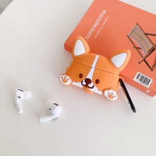 Case Airpod 1/2/pro cún corgi