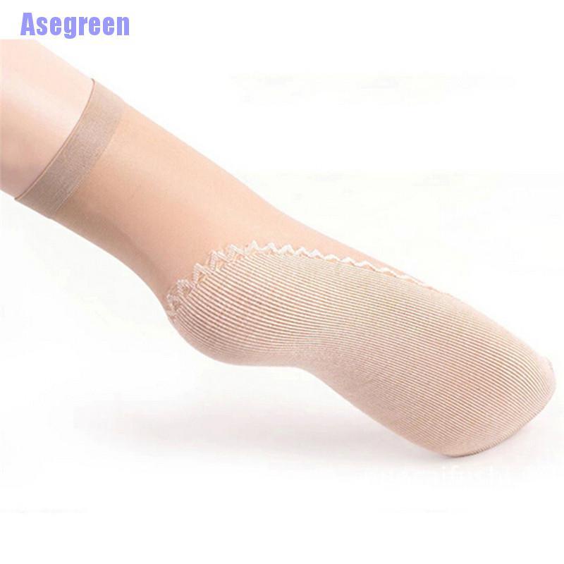 Bộ 5 đôi tất cotton lụa chống trượt thời trang