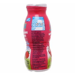 Sữa Chua Uống Tiệt Trùng Vinamilk SuSu Hương Dâu Thùng 48 Lọ x 80ml