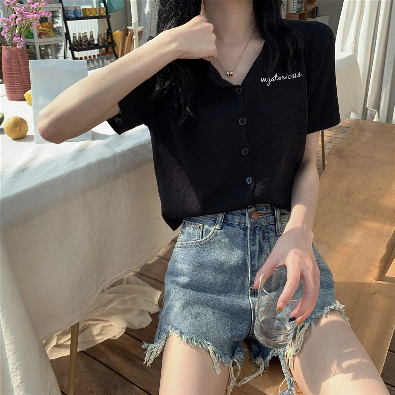 Áo Cardigan Dệt Kim Tay Ngắn Thời Trang Dành Cho Nữ 8109 | BigBuy360 - bigbuy360.vn