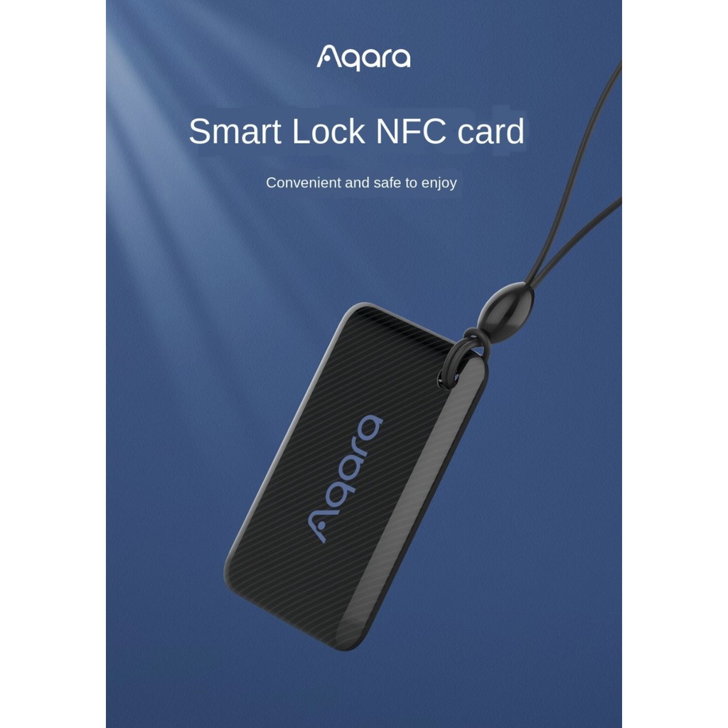 Aqara Thông Minh Khóa Cửa Thẻ NFC Hỗ Trợ Minh Aqara Thông Minh Cửa N100 N200 P100 Ứng Dụng Điều Khiển EAL5 + Chip an Nin