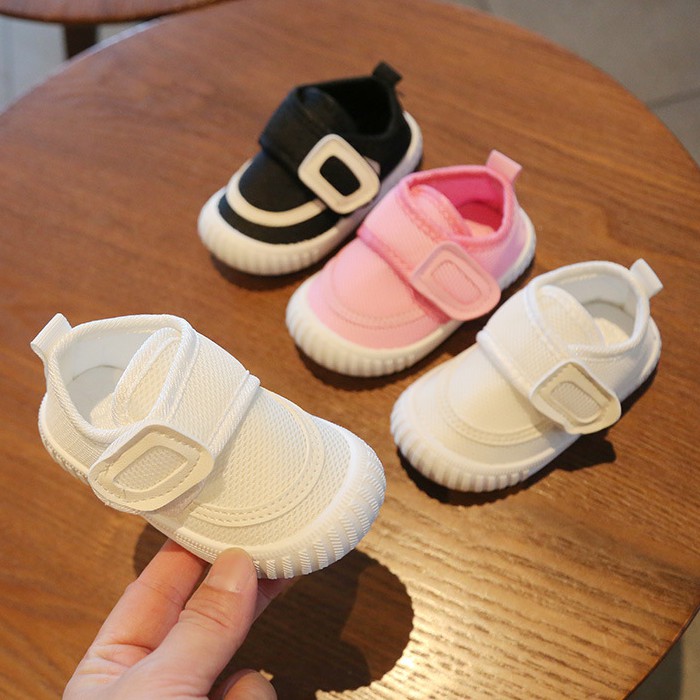 Giày thể thao quai dán siêu mềm thoáng khí thời trang năng động cho bé 1-3 tuổi
