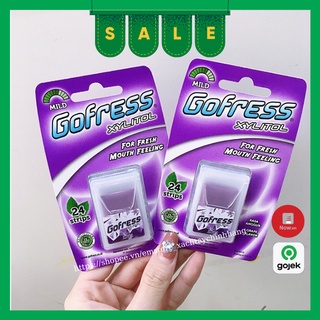 Kẹo Lá Ngậm Thơm Miệng Gofress (Vỉ 24 Lá)