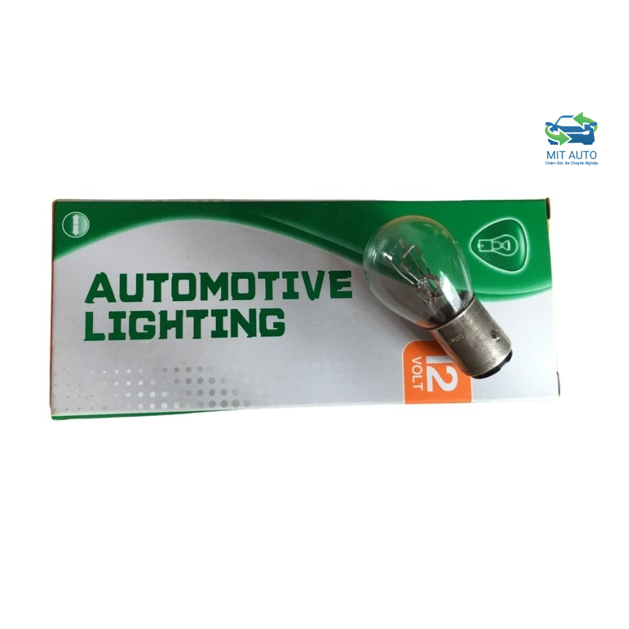 Bóng đèn phanh đèn thắng đèn hậu ô tô xe máy chân cài 2 tóc 12V P21/5W
