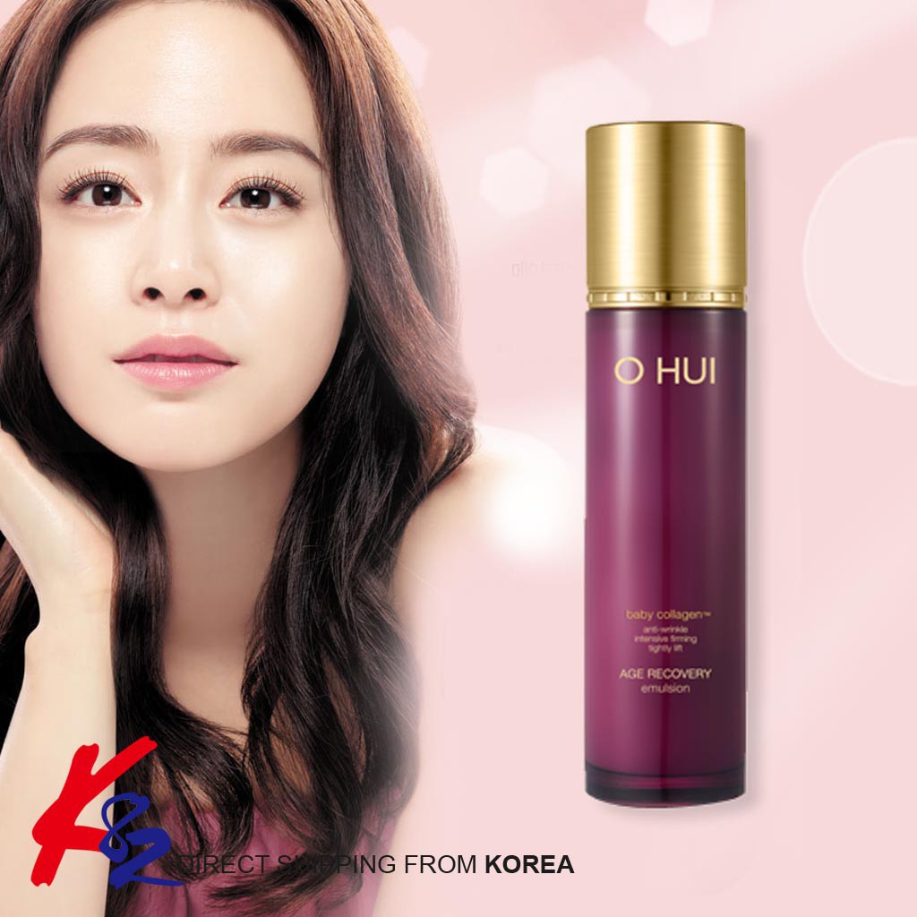 Cặp hoa hồng và sữa dưỡng Ohui Age Recovery 20ml_chống lão hóa, mờ nếp nhăn