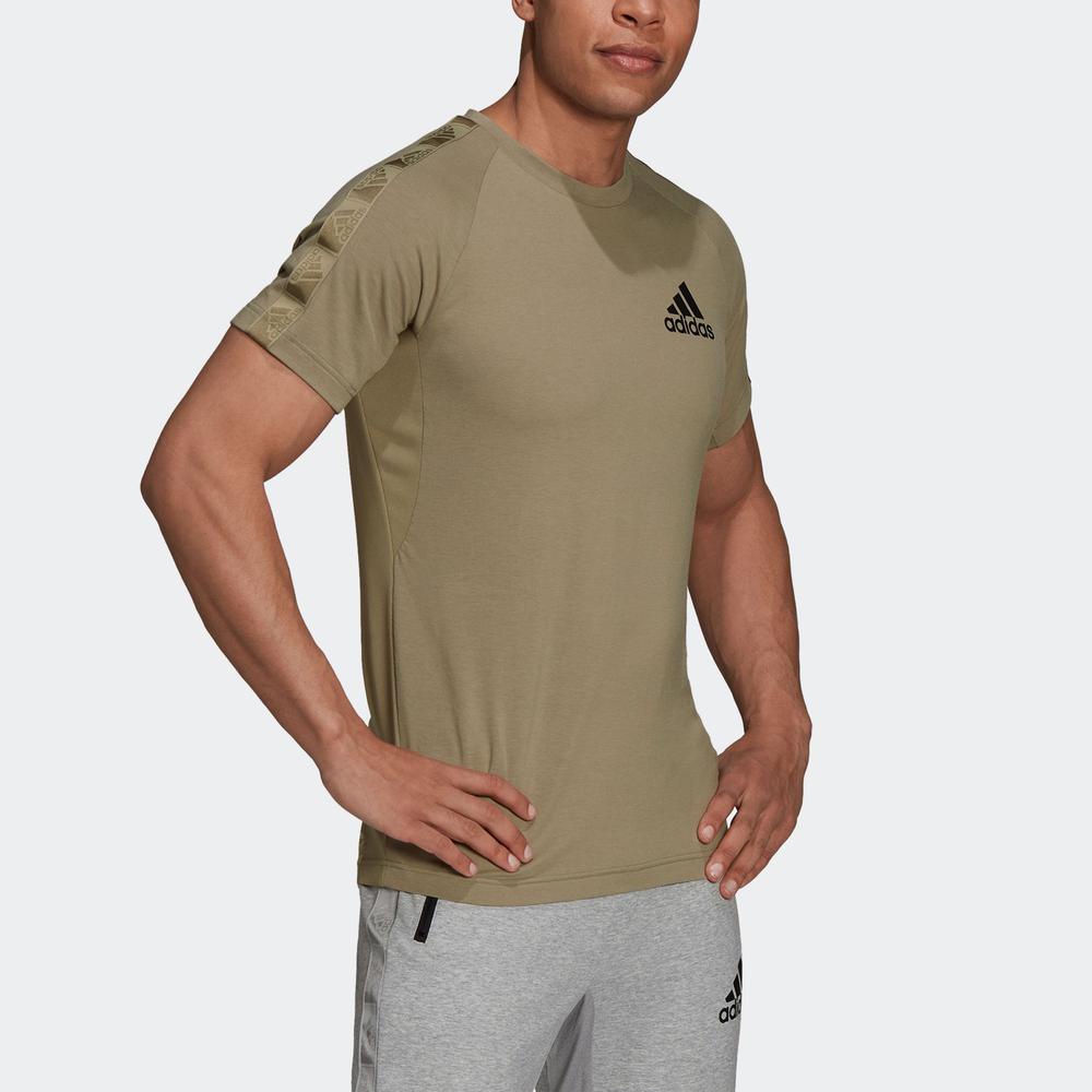 adidas TRAINING AEROREADY Designed to Move Sport Motion Logo Tee Nam Màu xanh lá H28790