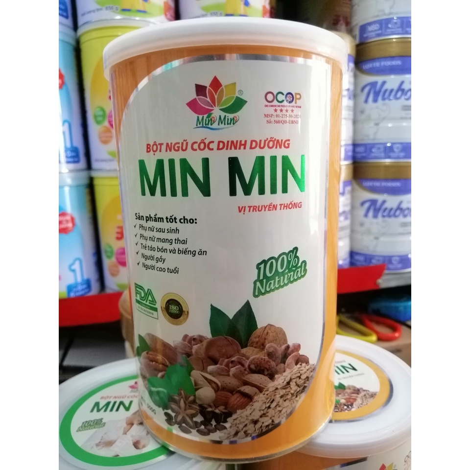 Ngũ Cốc Lợi Sữa Min Min 500Gr (Vàng 29 Hạt, Xanh 30 Hạt)