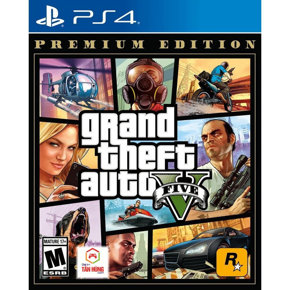 Game ps4 GTA V Grand Theft Auto V Premium Edition