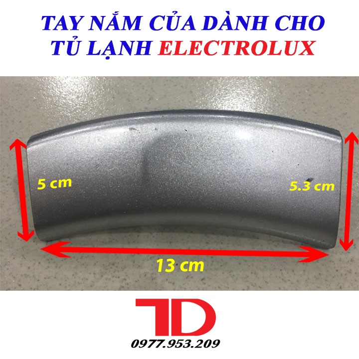 Tay Nắm Cửa Máy Giặt ELECTROLUX Ngắn màu bạc