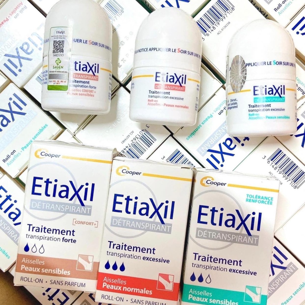 Lăn khử mùi mồ hôi, hôi nách Etiaxil 15ml