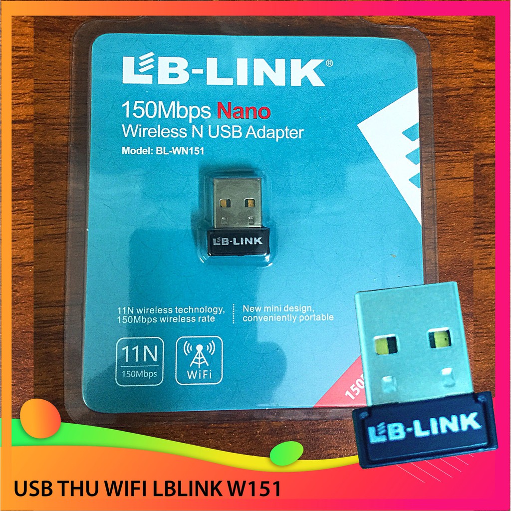 USB thu wifi LB-Link W151 tốc độ 150Mb chất lượng cao - HapuStore