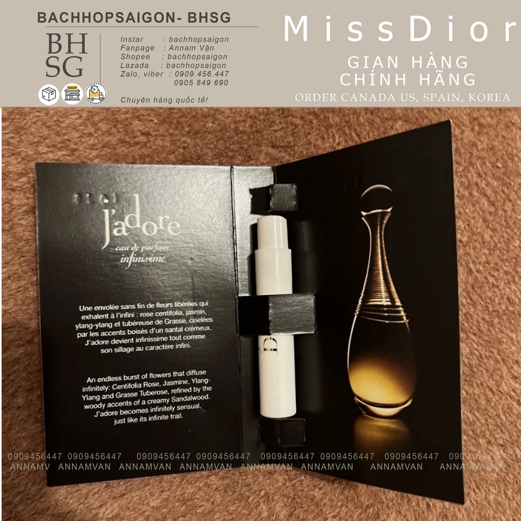 Nước hoa nữ miss dior  eau de parfume1.5ml_ travel