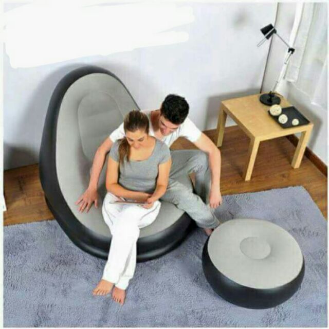 Ghế hơi tựa lưng Jilong kèm đôn