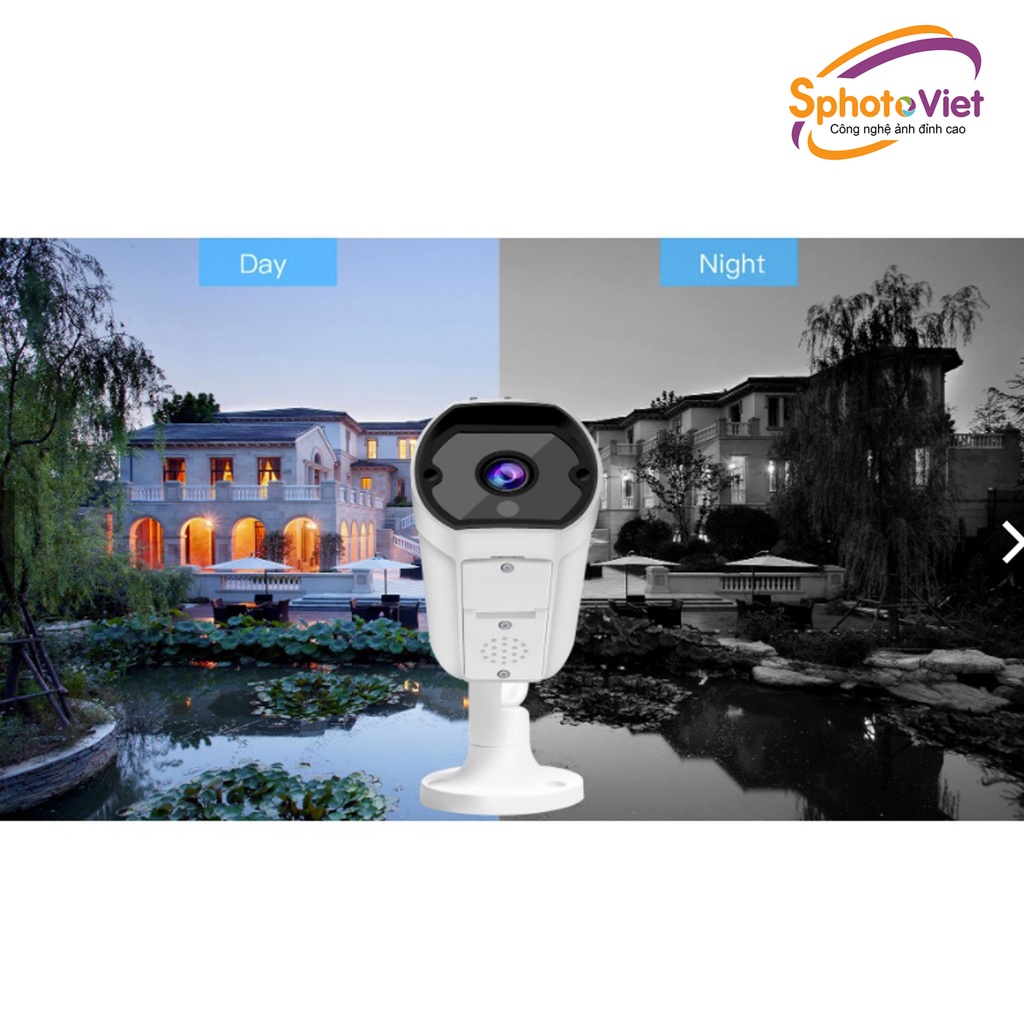 Camera Wifi IP Vstarcam ngoài trời C13s 1080p 2MB (Báo động hú còi)