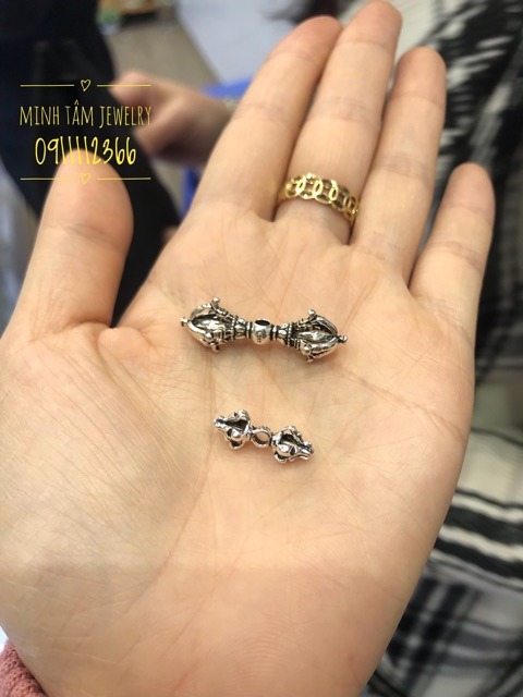 Charm bạc chuỳ kim cang bạc thái 925,Chuỳ kim cang bạc S925-Minh Tâm Jewelry
