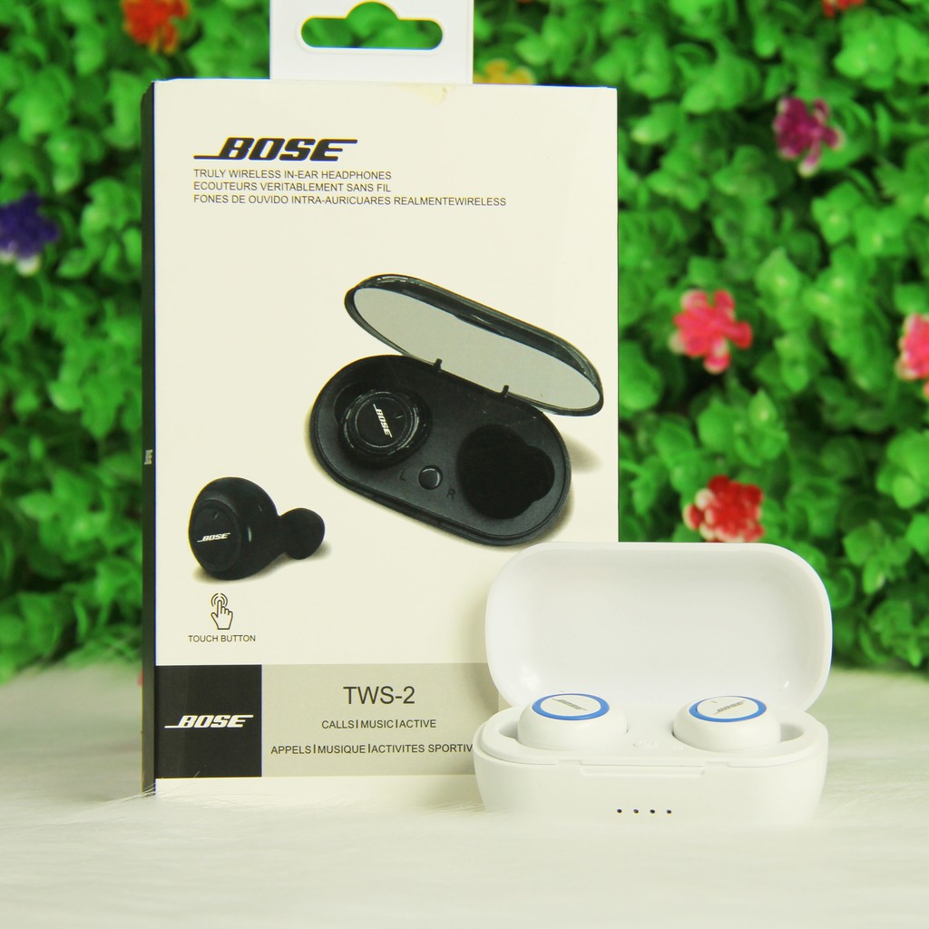 Tai Nghe BLUETOOTH V5.0 THỂ THAO BOSE TWS 2 - Chống Ồn - Âm Thanh Chuẩn