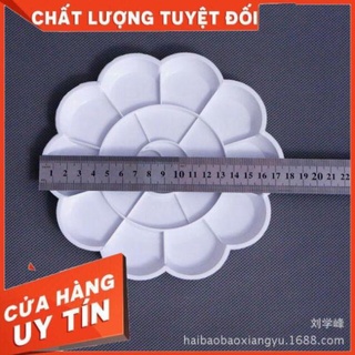 Khay pha màu hoa đào 18cm