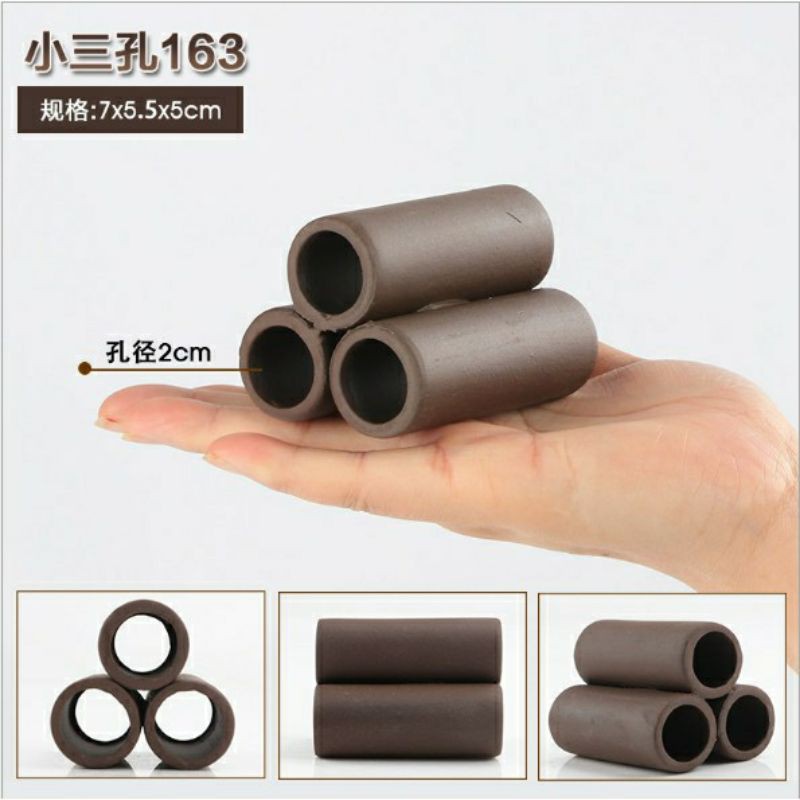 Đồ chơi cho tép bằng gốm giá rẻ - đầu lâu, thổ dân, bát úp, hang muối tiêu, bán trụ, cầu tròn, hang 3 lỗ,...