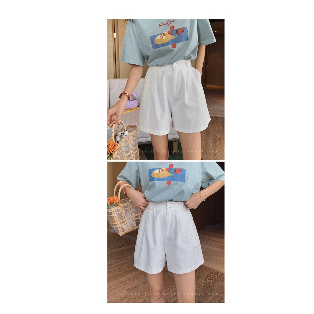 Quần short kaki lưng chun cá tính chất kaki dày dặn Xonxen shop free size mã 916