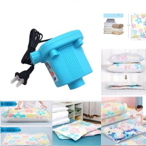 Máy Hút chân không quần áo, chăn gối VHCK, Thiết kế nhỏ gọn, Thu gọn kích thước chăn gối hiệu quả, Sử dụng dễ dàng