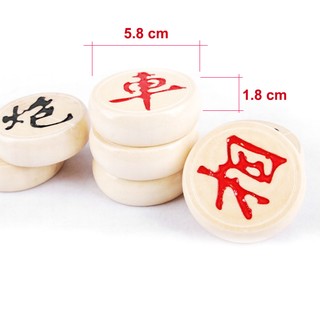 Bộ cờ tướng bằng gỗ đường kính 5.8