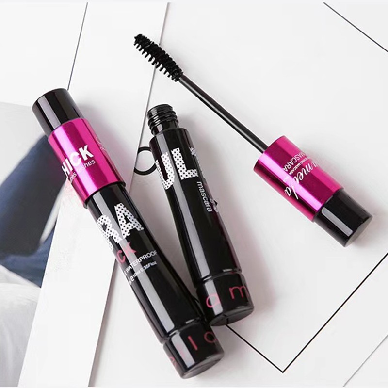 Mascara LAMEILA màu đen chống thấm nước chuốt mi cong dài tự nhiên 27.5g