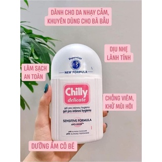 Dung Dịch Vệ Sinh Phụ Nữ Chilly (Nhập Khẩu Italy)